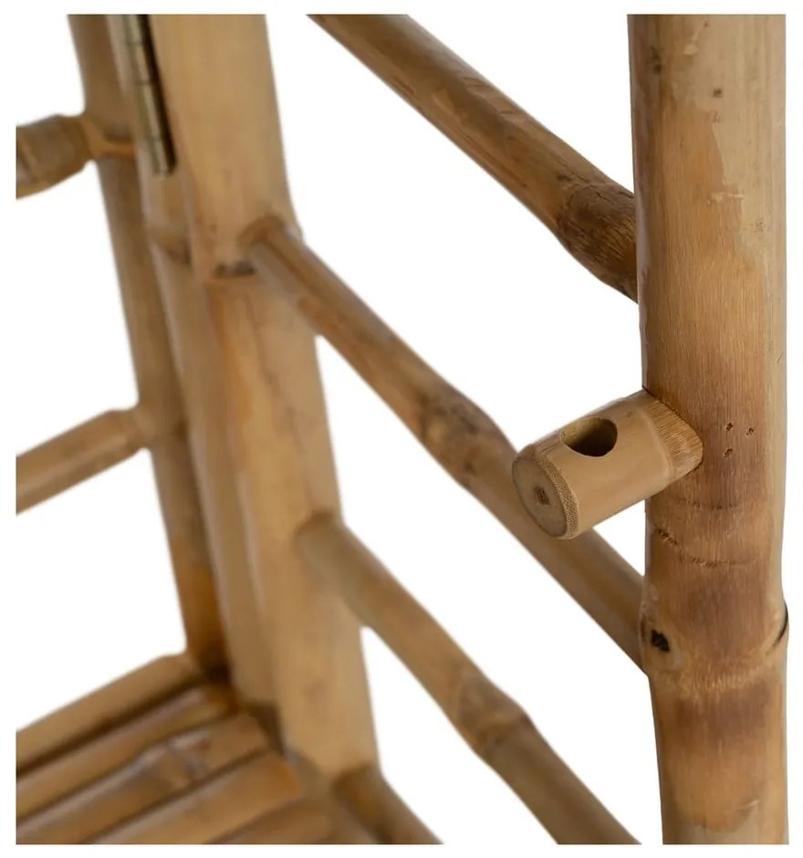 Bambusový regál v prírodnej farbe 61x104x34 cm Manali – Ixia