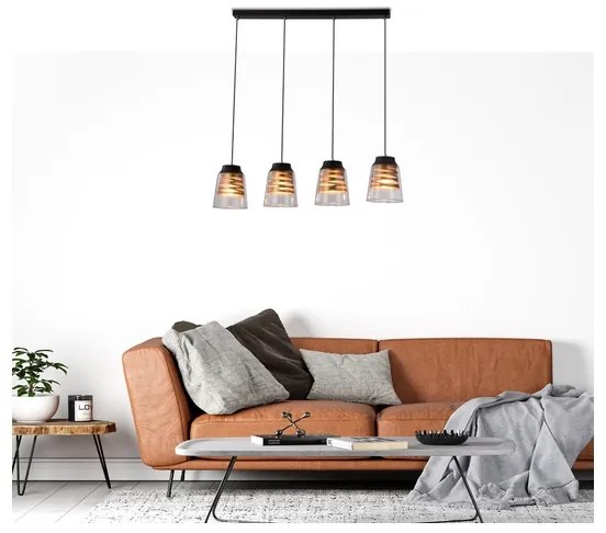 Luster na lanku FRESNO 4xE27/60W/230V