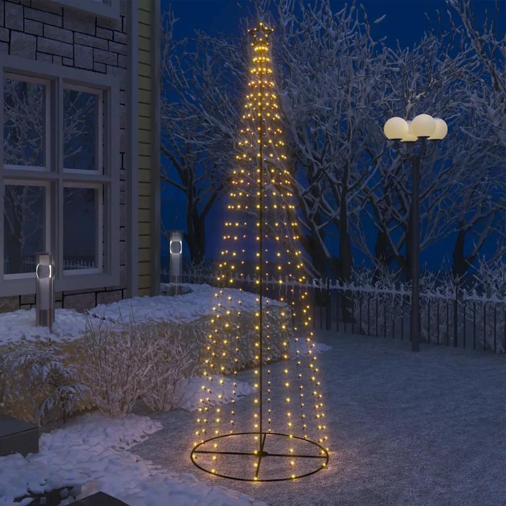 Vianočný stromček, kužeľ, 330 LED, teplé biele svetlo 100x300cm 51288