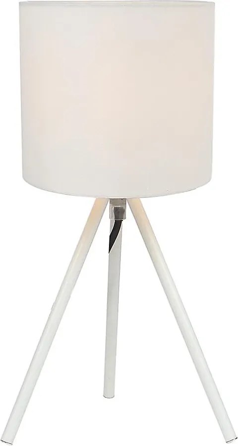 Klausen KL108012 - Stolná lampa THEO 1xE14/9W/230V biela