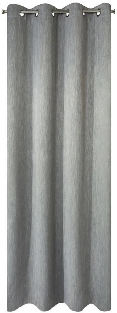 Moderný jednofarebný záves v sivej farbe 135 x 250 cm