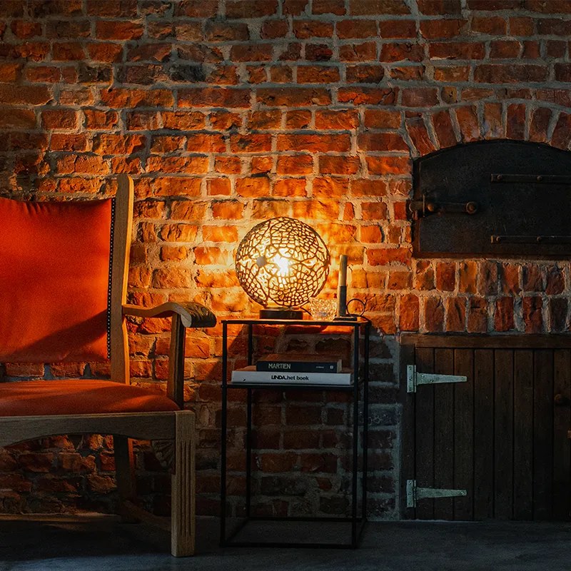 Art Deco stolná lampa zlatá - Maro