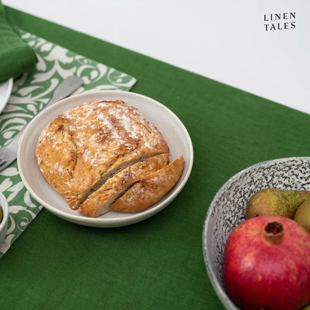 Ľanový obrus 140x140 cm True Green – Linen Tales