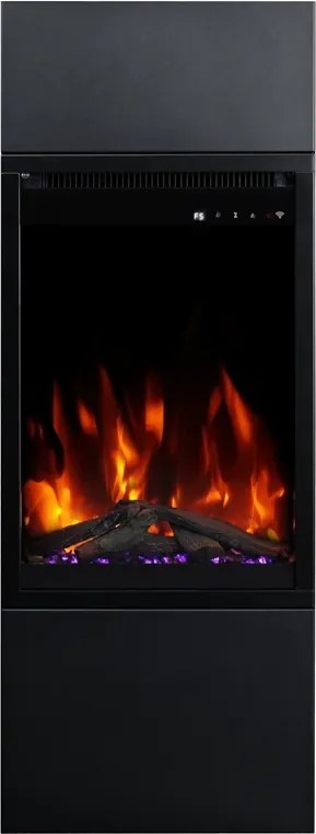 Elektrický krb Aflamo Milos Black