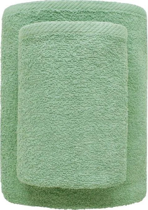 Bavlnený uterák LETO - 50x100 cm - 400g/m2 - svetlo zelený