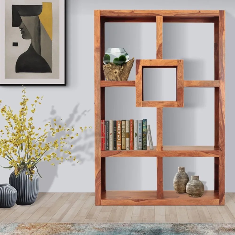 furniture-nabytek.cz - Drevený policový regál 120x180x35 z masívu palisander