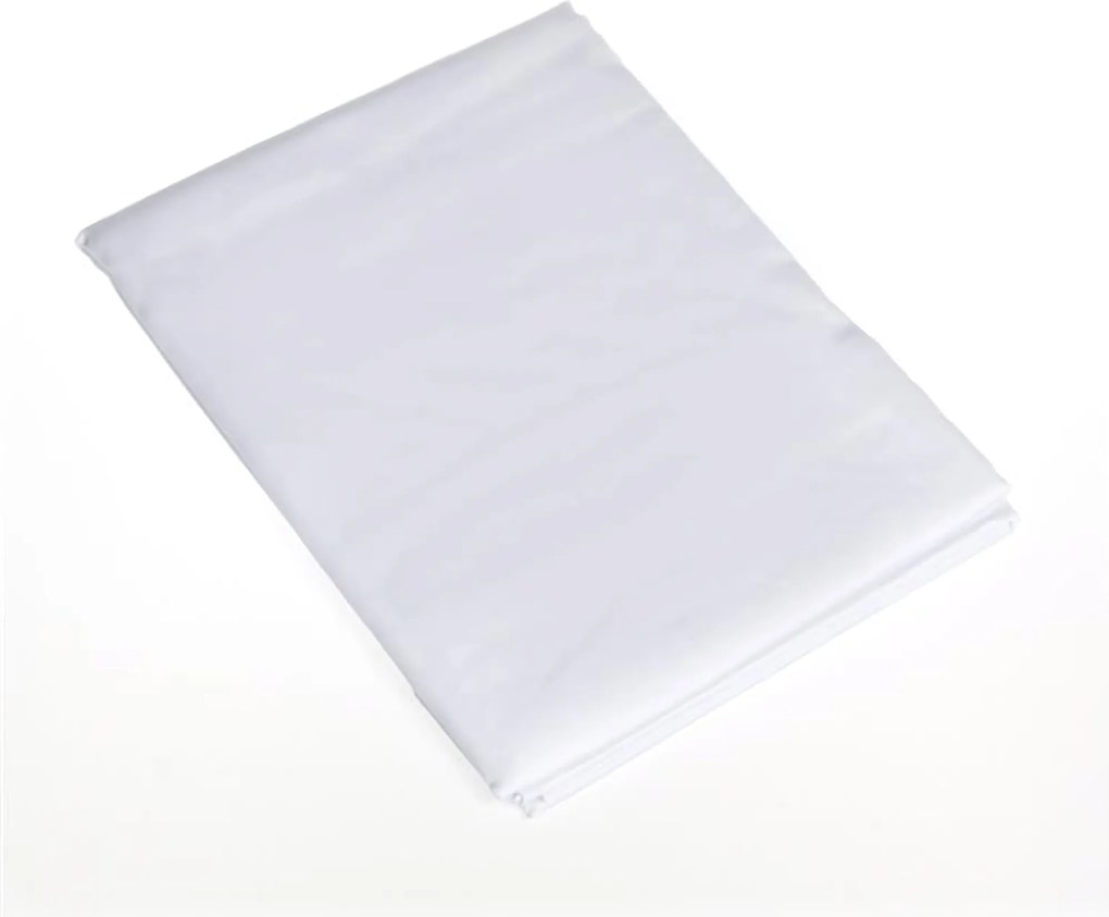 Rovná saténová plachta biela 200 × 220 cm