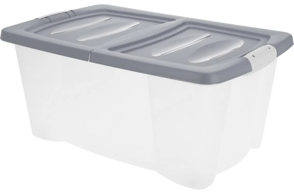 Úložný box s kolieskami 60 x 40 x  27 cm, sivá