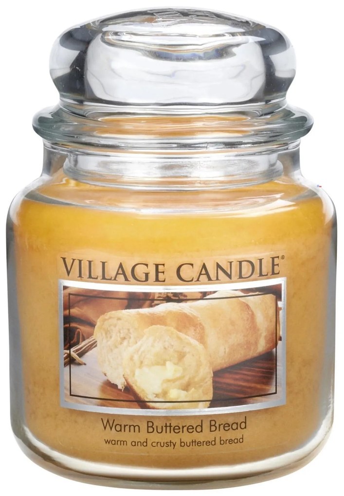 VILLAGE CANDLE Sviečka v skle Warm Buttered Bread 397 g