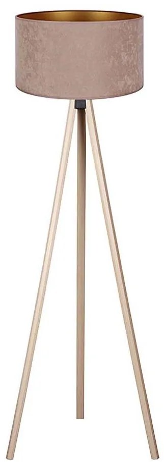 Brilagi - Stojacia lampa VELVET 1xE27/60W/230V béžová