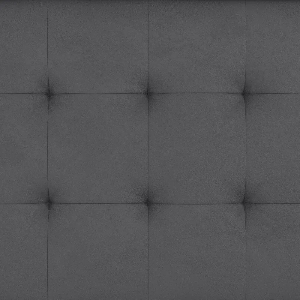 Sivá rozkladacia pohovka z imitácie kože 191 cm Maine – Støraa