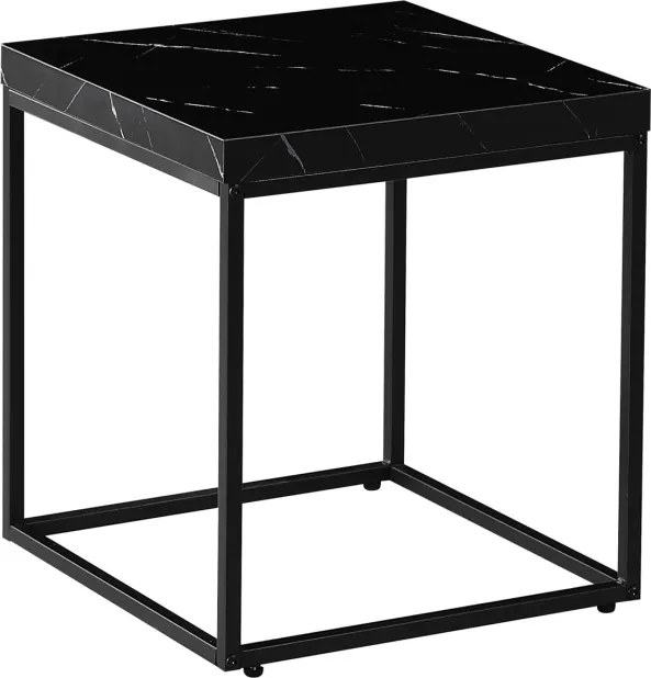 Konferenčný stolík čierny, mramor CT-V2004 BK