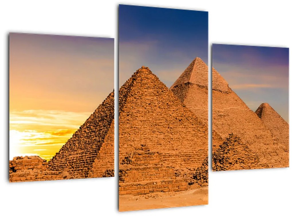 Obraz - Egyptské pyramídy (90x60 cm)