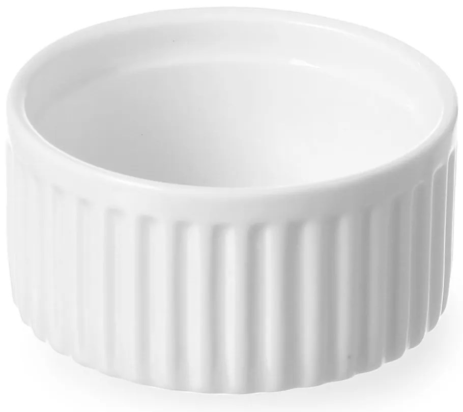 Biela porcelánová zapekacia misa ramekin Hendi, ø 12 cm