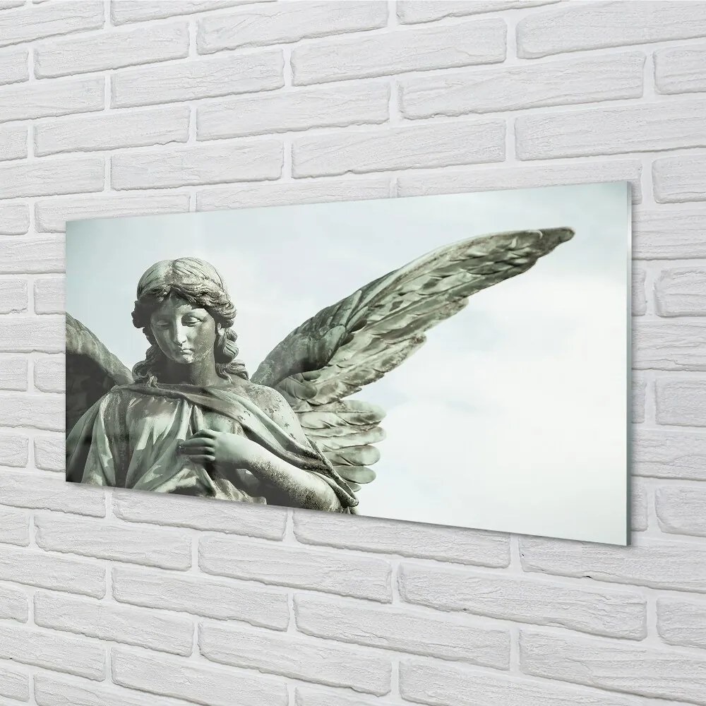 Sklenený obraz anjel 120x60 cm