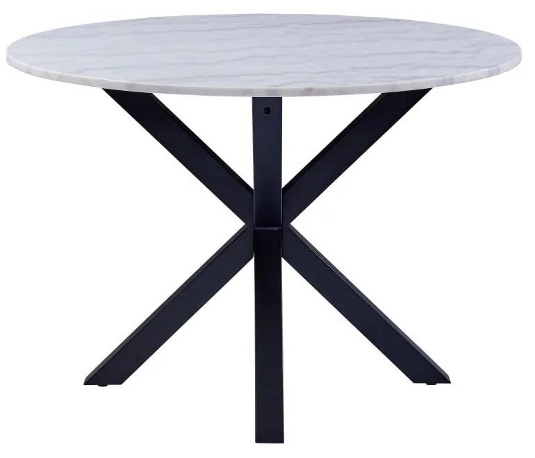 Jedálenský stôl s mramorovou doskou Actona Heaven, ⌀ 110 cm