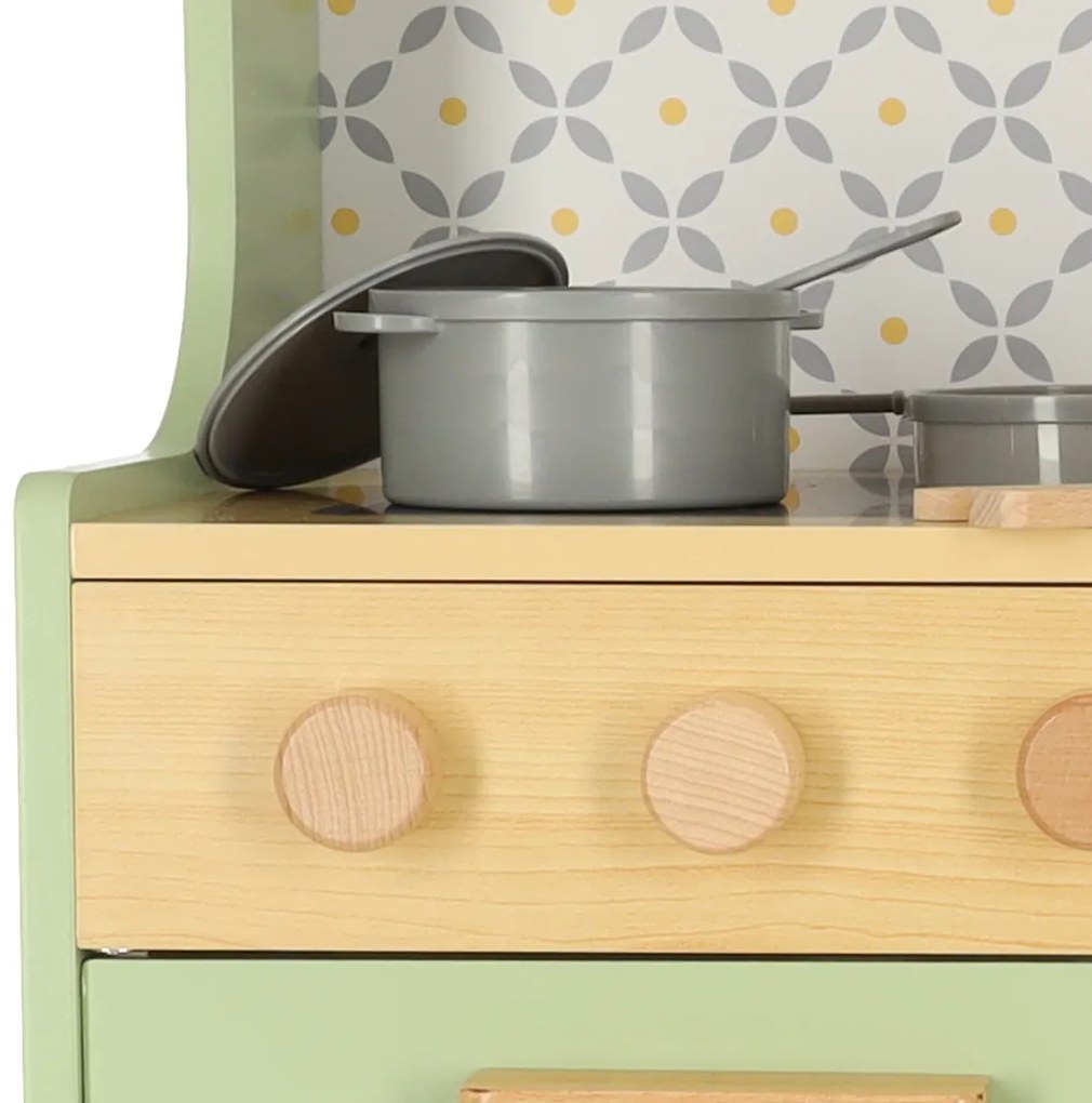 KIK Mätová drevená kuchynka z MDF pre deti