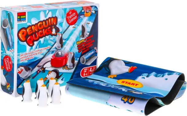 Spoločenská hra Tučniaky na ľade s krúžkami