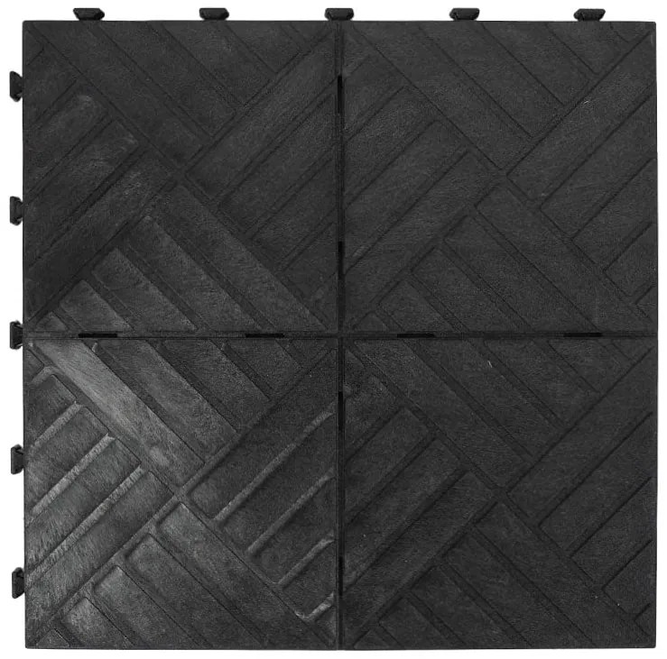 Multy Home Gumová dlaždica EXTREME SOLID 45 x 45 cm, čierna