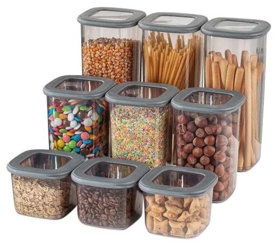 Dózy v súprave 9 ks na potraviny – Hermia