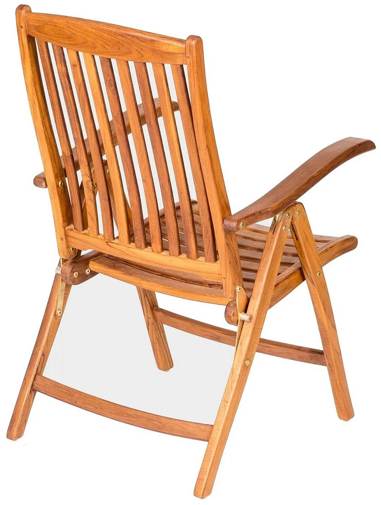 DEOKORK Skladacie teakové kreslo REGINA