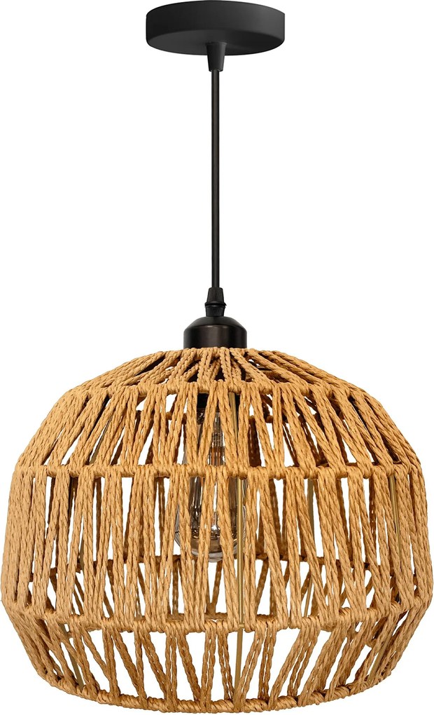 Toolight Toolight, stropné svietidlo 1xE27 APP1291-1CP, béžová, OSW-02423