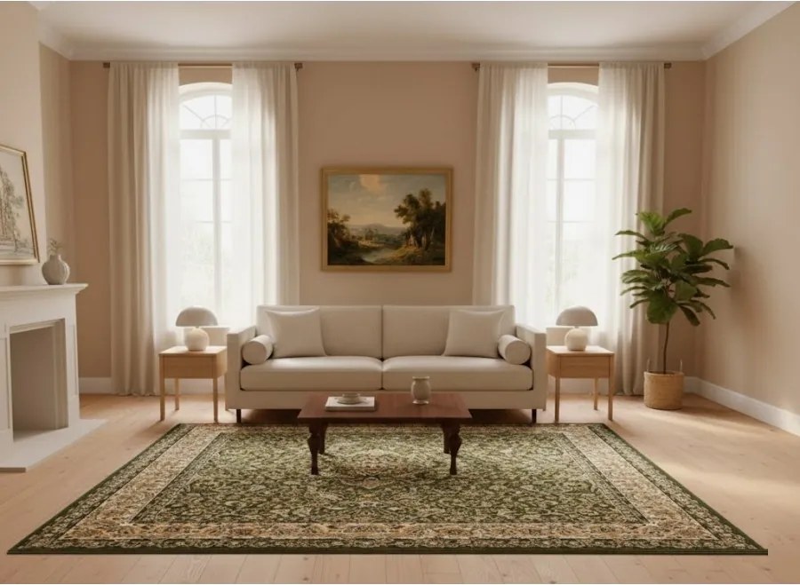 DC Koberec Orient 1043 zelená Rozmer: 70×140 cm