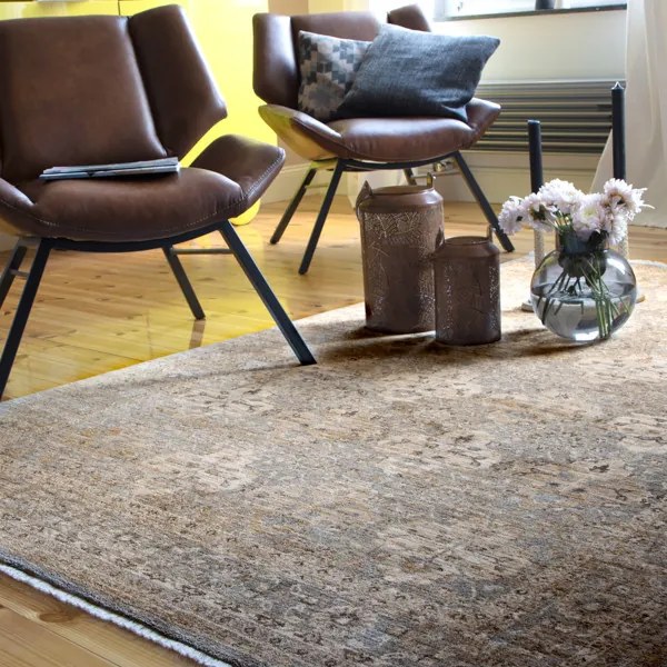 Kusový koberec Laos 467 Silver, 120x170, hnedá, chodba / predsieň, Obsession