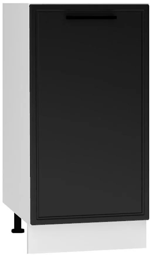 Kuchynské skrinka Emily D40 PL čierny hrášok