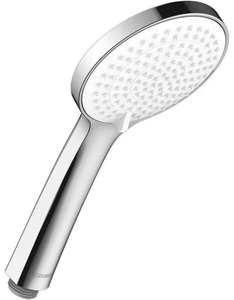 DURAVIT ručná sprcha 3jet MinusFlow, priemer 110 mm, chróm/biela, UV0652015010