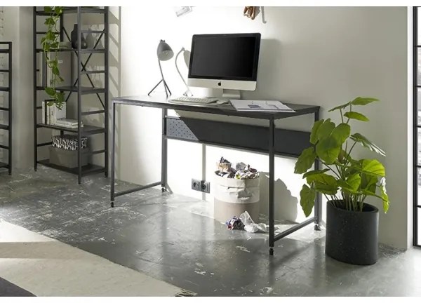 Písací stôl MIRANE čierny