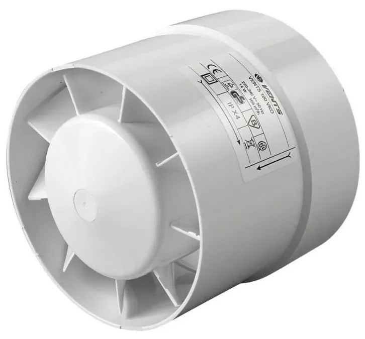 ELKOV Ventilátor VENTS 125 VKO potr.12,5cm EK52998088