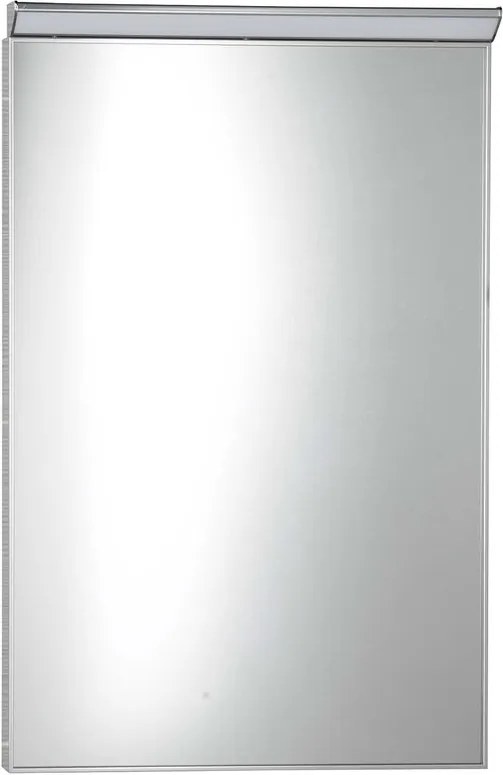 Bora AL757 zrkadlo v ráme s LED osvetlením a vypínačom 50x70 cm