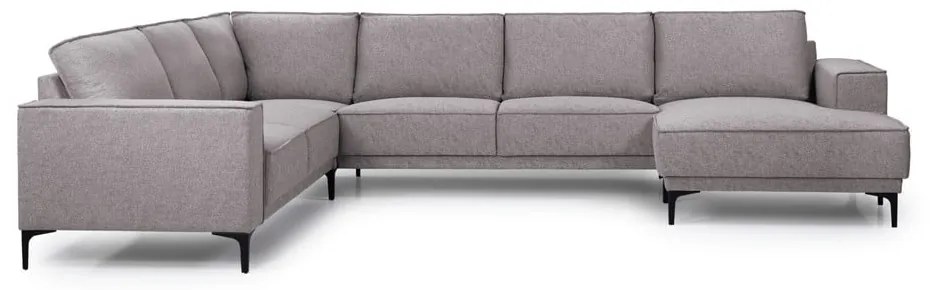 Sivá rohová pohovka (pravý roh/do "U") Copenhagen – Scandic