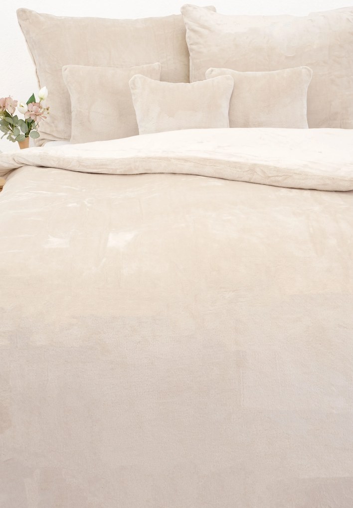 Predĺžené obliečky mikroplyš Exclusive – Laura prírodná