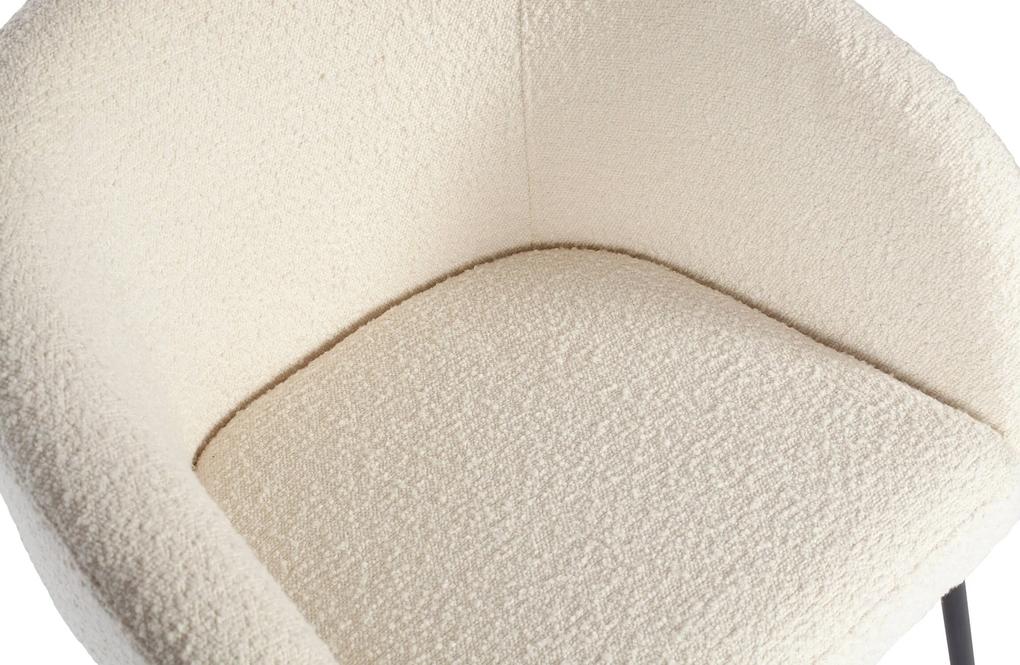 Jedálenská stolička eleonor biela MUZZA