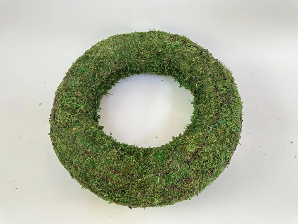 Zelený machový veniec 40cm