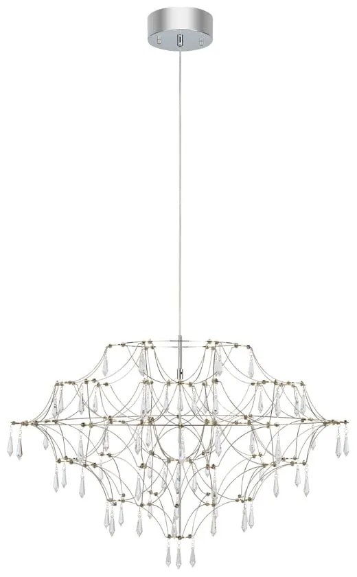 LED závesné svietidlo v striebornej farbe ø 80 cm Efesos – Markslöjd