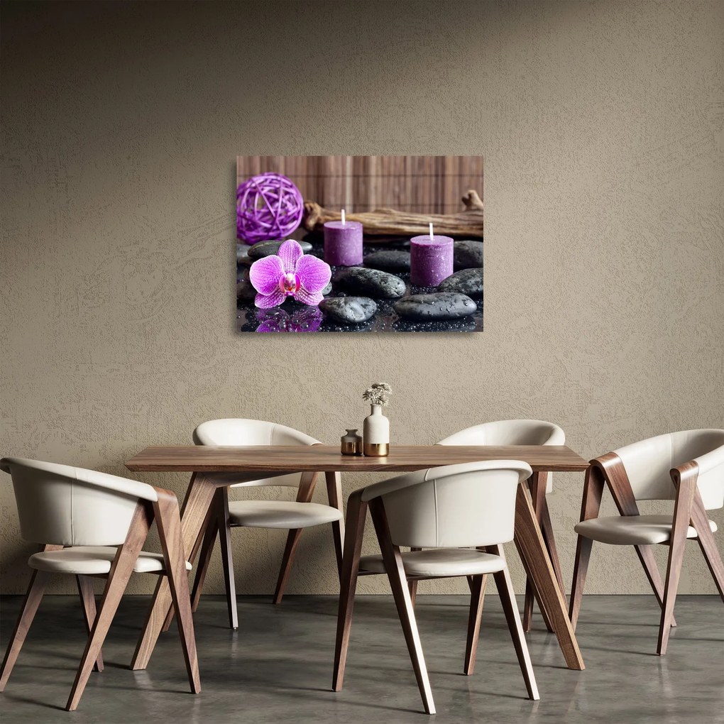 Sklenený obraz - Relaxácia (70x50 cm)