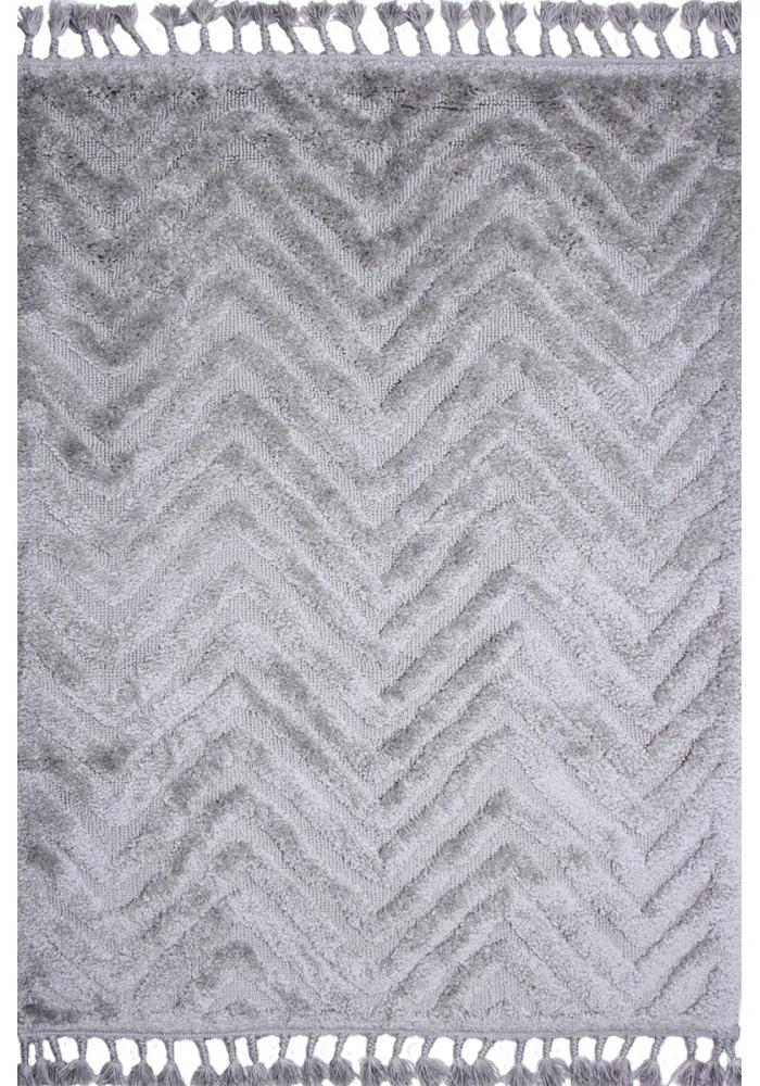 Kusový koberec Shaggy Hudson sivý, Velikosti 60x100cm