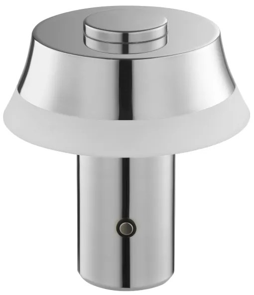 Brilliant - LED dotyková stmievateľná nabíjateľná stolná lampa KINICH LED/2,5W/5V 2700K lesklý chróm