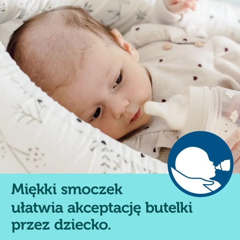 Canpol Babies fľaša so širokým hrdlom Royal Baby Pink 120ml
