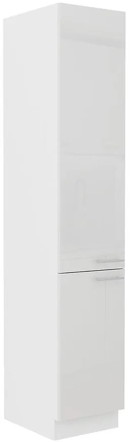 Kuchynská skrinka Lara 40dk-210 2f Bb Mdf biely lesk