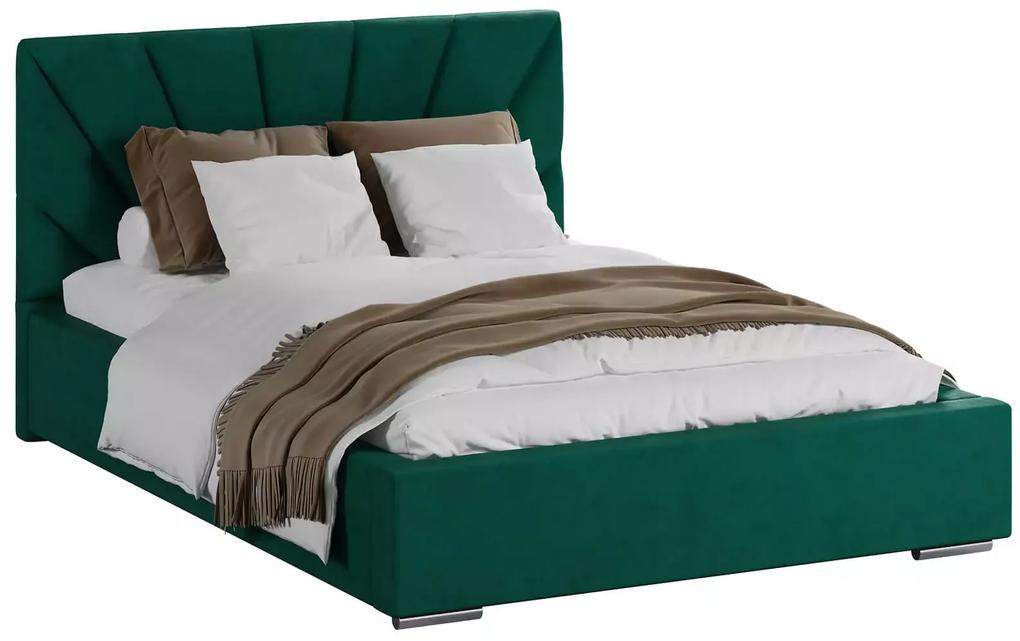 Čalúnená posteľ s úložným priestorom 160x200 cm PRO line 9