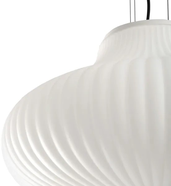 FARO 28301 - Luster na lanku ISABELLE 1xE27/15W/230V pr. 40 cm biela