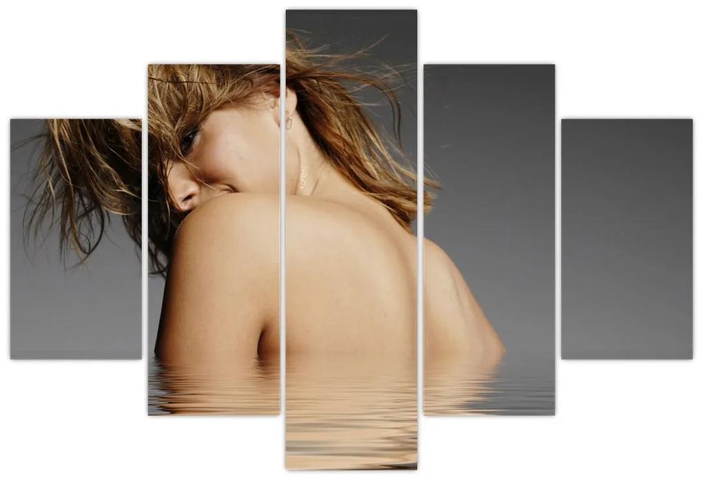Obraz kúpajúcej sa ženy (150x105 cm)