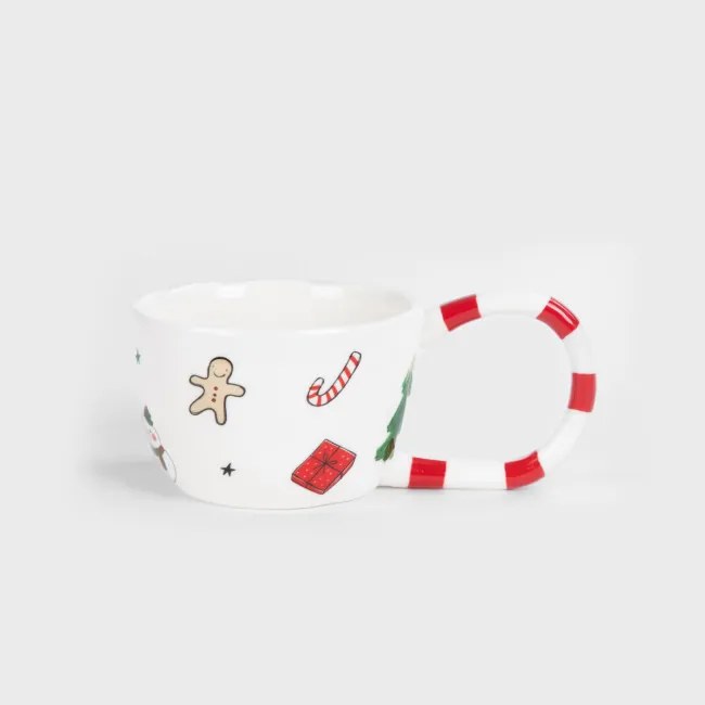 Hrnček LOLLA s veľkým červeným uchom 717086717079 300 ml