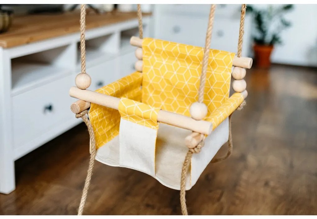 Hojdačka BaaVi SWING horčicová