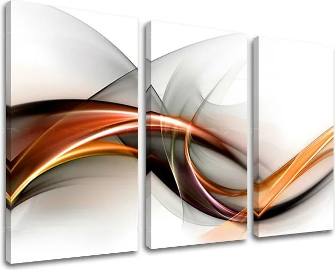 Obraz na stenu 3 dielny ABSTRAKT AB070E30