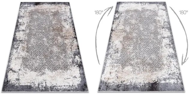 Koberec MIRO 51864.804 Vintage, kocka sivý